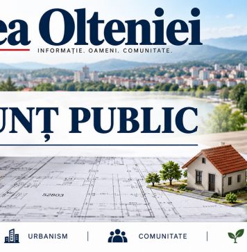 Anunț public – PUZ pentru introducerea în intravilan și reglementarea funcțiunii de locuire, NC 52803, Râmnicu Vâlcea