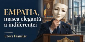 Szőcs Francisc despre empatie, masca elegantă a indiferenței
