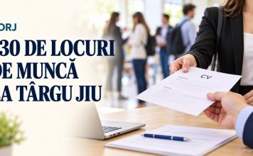 730 de locuri de muncă oferite la Târgu Jiu