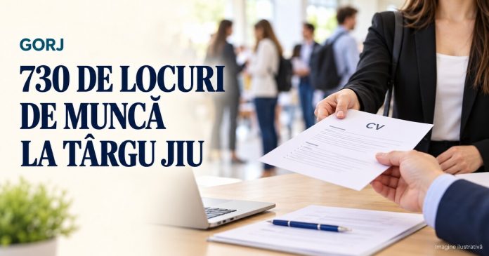 730 de locuri de muncă oferite la Târgu Jiu