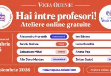 Ateliere gratuite pentru profesorii din Oltenia care pregătesc elevi de olimpiadă