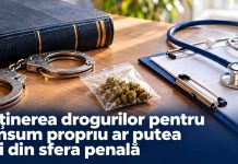 Deținerea drogurilor pentru consum propriu: amenzi în loc de dosare penale, într-un proiect de lege