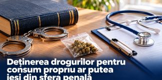 Deținerea drogurilor pentru consum propriu: amenzi în loc de dosare penale, într-un proiect de lege