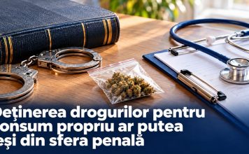 Deținerea drogurilor pentru consum propriu: amenzi în loc de dosare penale, într-un proiect de lege