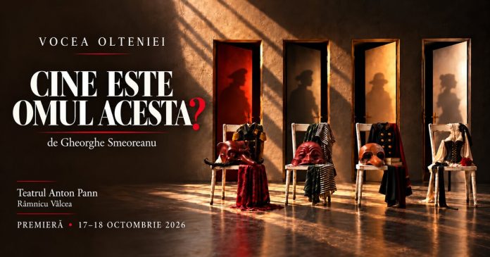 Gheorghe Smeoreanu revine în atenția publicului de teatru cu Cine este omul acesta