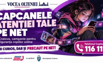 La Craiova copiii învață să recunoască „Capcanele atenției tale pe net”