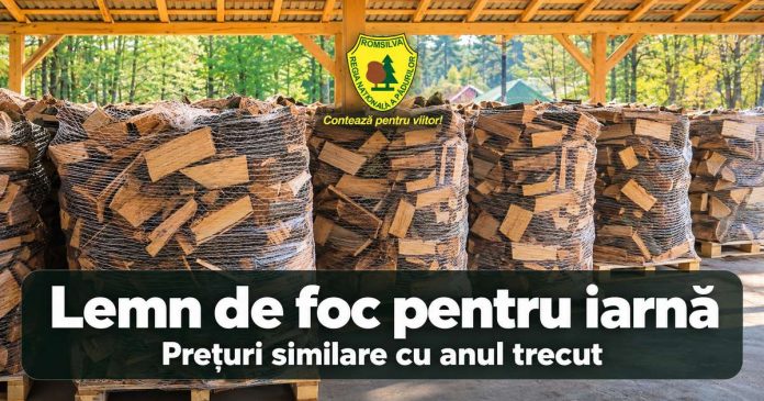 Lemnul de foc, la prețuri similare cu anul trecut. Romsilva anunță oferta pentru 2026