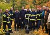 Mehedinți: incendii pe suprafețe întinse, elicopter Black Hawk pentru protejarea caselor