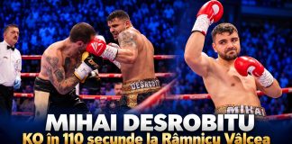 Mihai Desrobitu, victorie prin KO în 110 secunde la Râmnicu Vâlcea