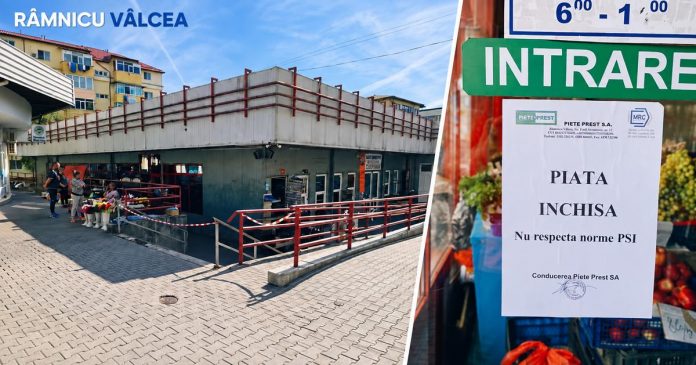 Piața Nord din Râmnicu Vâlcea se închide temporar din 8 octombrie 2026