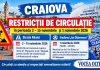 Restricții de circulație în Craiova: lucrări pe strada Râului și măsuri speciale pentru meciul Universitatea Craiova – FC Botoșani
