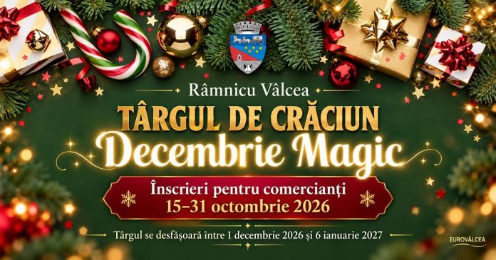 Râmnicu Vâlcea pregătește Târgul „Decembrie Magic”
