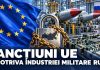 Sancțiuni europene record împotriva industriei militare ruse