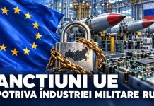 Sancțiuni europene record împotriva industriei militare ruse