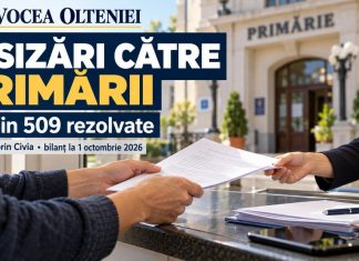 Sesizări către primării: doar 42 rezolvate din 509 trimise prin Civia