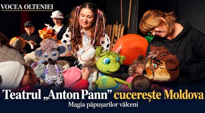 Teatrul „Anton Pann” cucerește Moldova cu magia păpușarilor vâlceni