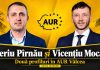 Tiberiu Pîrnău și Vicențiu Mocanu, două profiluri în AUR Vâlcea