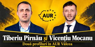Tiberiu Pîrnău și Vicențiu Mocanu, două profiluri în AUR Vâlcea