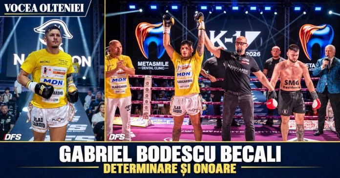 Vâlceanul Gabriel Bodescu Becali a încheiat turneul K-1 de la Iași cu o victorie și o înfrângere