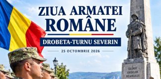 Ziua Armatei Române, marcată la Drobeta-Turnu Severin. Omagiu adus eroilor și militarilor României