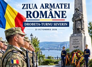 Ziua Armatei Române, marcată la Drobeta-Turnu Severin. Omagiu adus eroilor și militarilor României