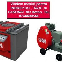 Masini indreptat, taiat si fasonat fier beton