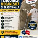 Tencuiala mecanizata si traditionala – nisip + Multibat sau nisip si ciment