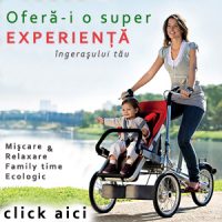 Bicicleta-Carucior 2in1 Convertibila Kangobike