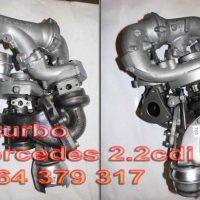 Turbina Sprinter Biturbo 2.2 CDI 120 KW 163 Vito 2008 2009 2010 2011