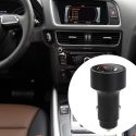 Incarcator auto Dual USB cu Localizare masina Bluetooth si aplicatie GPS,display digital voltaj si