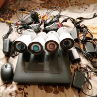 Kit sistem de supraveghere pro 4 camere HD complet,Transport Gratuit