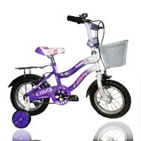 Bicicleta cu roti ajutatoare pentru fetite intre 2 si 4 ani