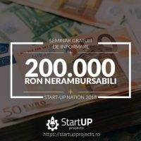 PITESTI: Seminar GRATUIT de informare Start-UP Nation 10.05.2018