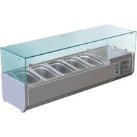 vitrina rece pe banc  productie proprie  ZINO INOXA,