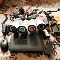 Kit sistem de supraveghere pro 4 camere HD complet,Transport Gratuit