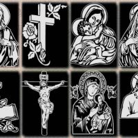 Imagini sablare cruci, monumente funerare - imagini vector