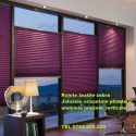 jaluzele textile zebre aluminiu Bucuresti plisate si verticale cu montaj