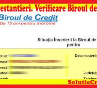 Stergere date din Biroul de Credit. Totul GRATUIT.