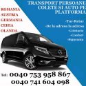 Transport persoane, colete si auto pe platforma
