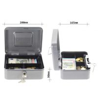 Caseta Bani/Obiecte home-office Argintie 138,00 RON