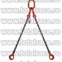 Echipament ridicare din lant 2 brate cu carlige rotative cu autoblocare