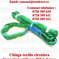 Chinga textila ridicare circulara 2 tone 3 metri