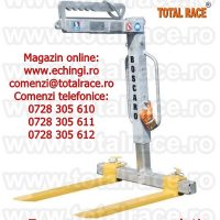 Furci macara cu sistem de echilibrare automata