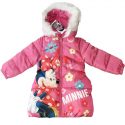 Geaca de iarna roz Minnie Mouse Flowers