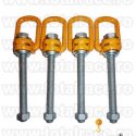 Inele ridicare rotative cu tija lunga M8-M48 Total Race