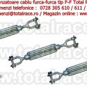 Intinzator cablu cu doua furci M8 Total Race