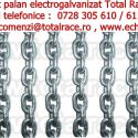 Lant palan electro-galvanizat stoc Bucuresti