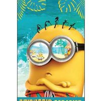 Prosop de plaja Minions Paradise 70×140 cm